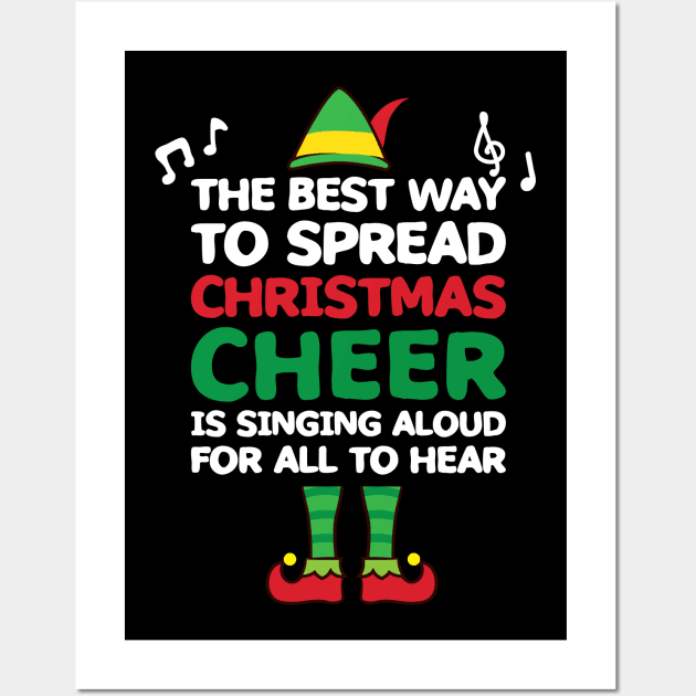 'Best Way to Spread Christmas Cheer ' Christmas Cheer Wall Art by ourwackyhome